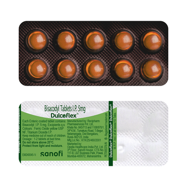 Dulcoflex Laxative Tablet for Constipation Relief & Healthy Bowel Movement