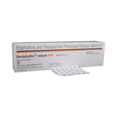 Deriphyllin Retard 150  Tablet PR