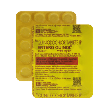 Enteroquinol 250mg Tablet