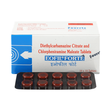 Eofil Forte 250mg/4mg Tablet