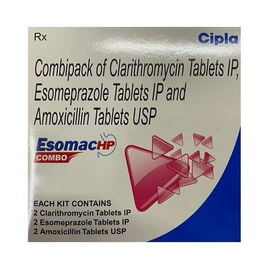 Esomac HP 750mg/500mg/40mg Combo Kit