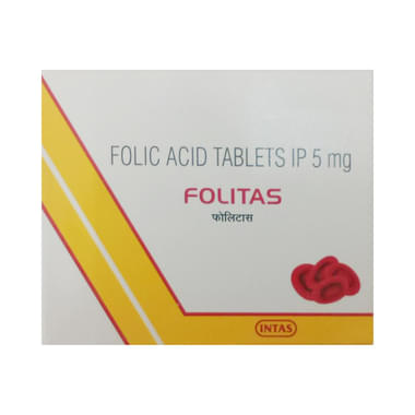Folitas Folic Acid 5mg Tablet