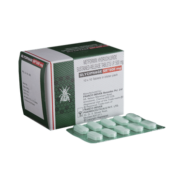 Glyciphage SR 500mg Tablet