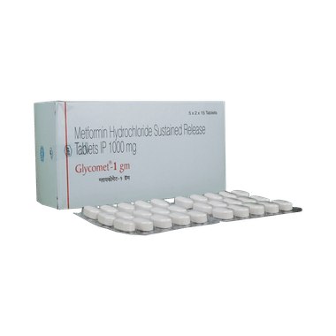 Glycomet 1gm Tablet SR