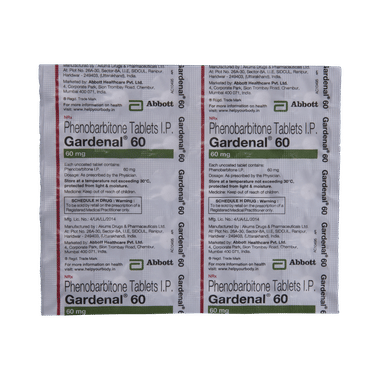 Gardenal 60 Tablet
