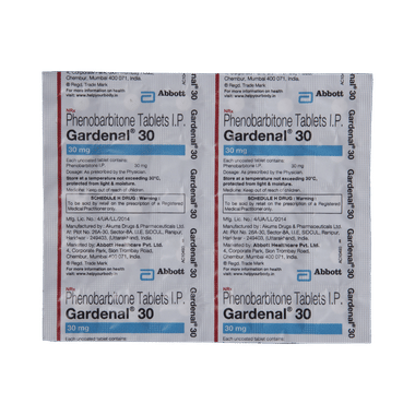 Gardenal 30 Tablet