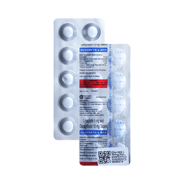 Glucreta L 10mg/5mg Tablet