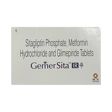Gemer Sita 50mg/2mg/1000mg Tablet IR