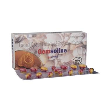Gemsoline Soft Gelatin Capsule from Medley for Bone, Joint and Muscle Care