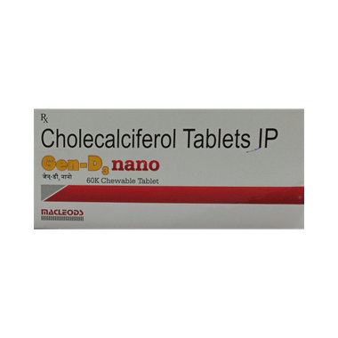 Gen-D3 Nano 60K Chewable Tablet