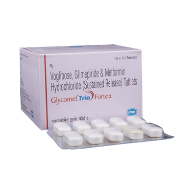 Glycomet Trio Forte 1 Tablet SR