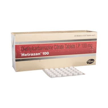 Hetrazan 100 Tablet