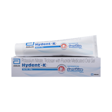 Hydent-K Medicated Oral Gel with Fluoride | Toothpaste for Sensitive Teeth