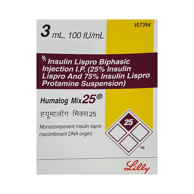 Humalog Mix 25 100IU/ml Cartridge