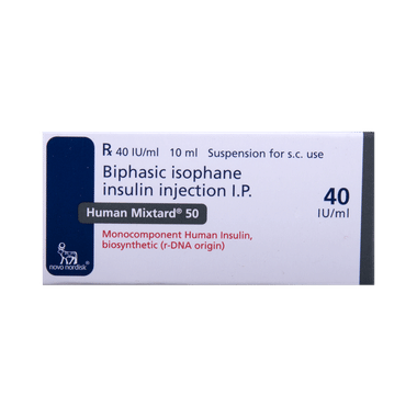 Human Mixtard 50 Injection 40IU/ml