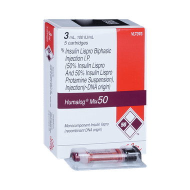 Humalog Mix 50 100IU/ml Cartridge