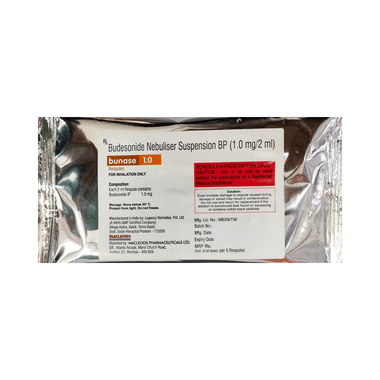 Bunase 1.0 Respules ( 2ml Each )