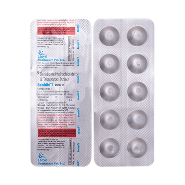 Benidin T 4mg/40mg Tablet