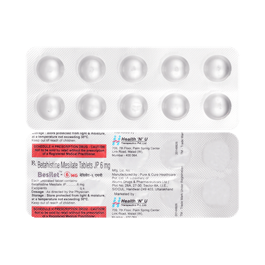 Besilet 6mg Tablet